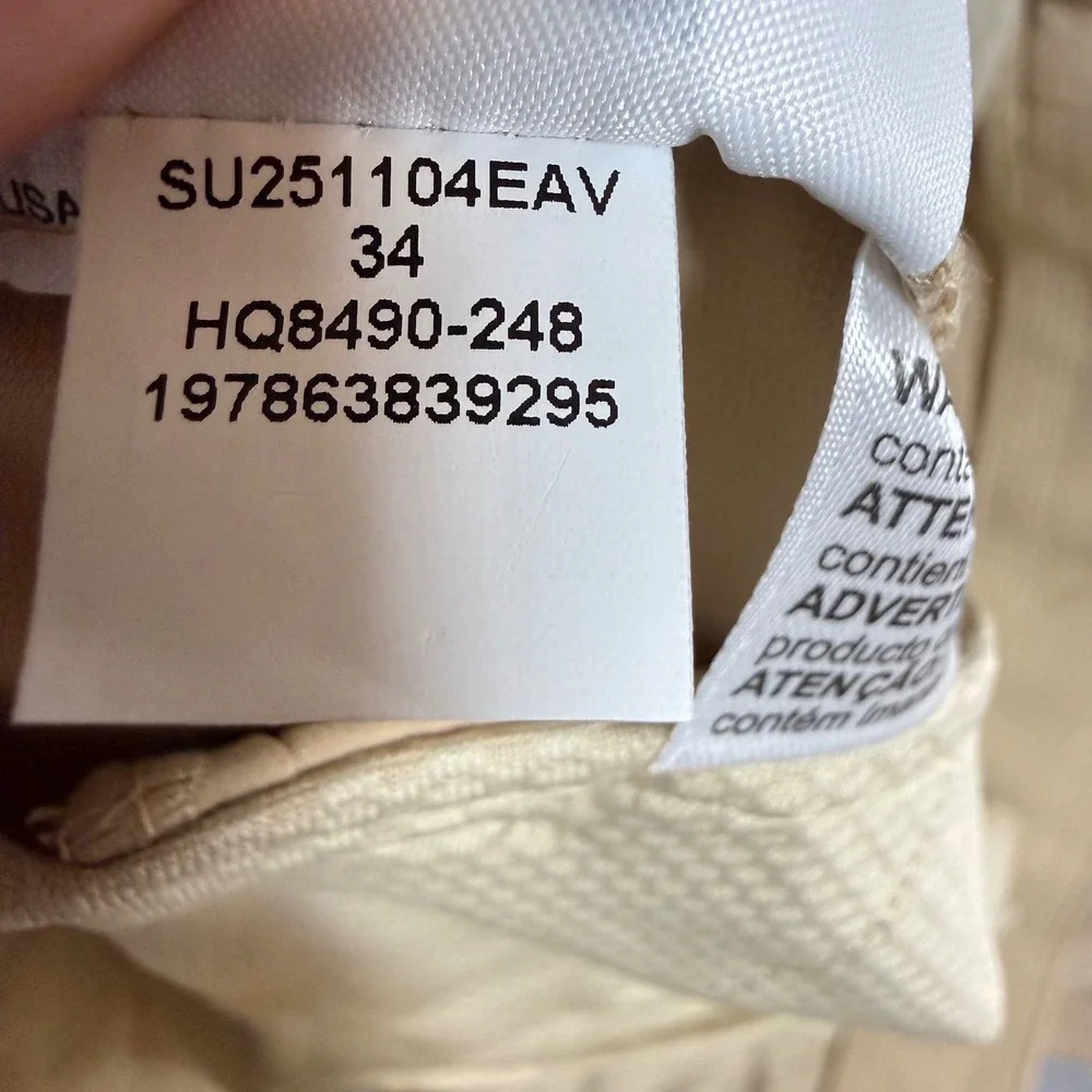 Jordan Golf Repel Cargo Pants Mens 34x30 Khaki Tan Loose Fit NWT